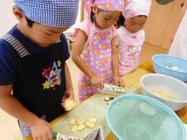 保育園でのお泊まり会